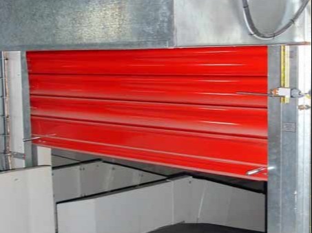 The Conveyor Rolling Door is a great and versatile solution for conveyor belts openings, providing safety and security features like solid curtain or grille curtain, Impact and Wind rating, Insulation, Fire rating, smoke rating and more.